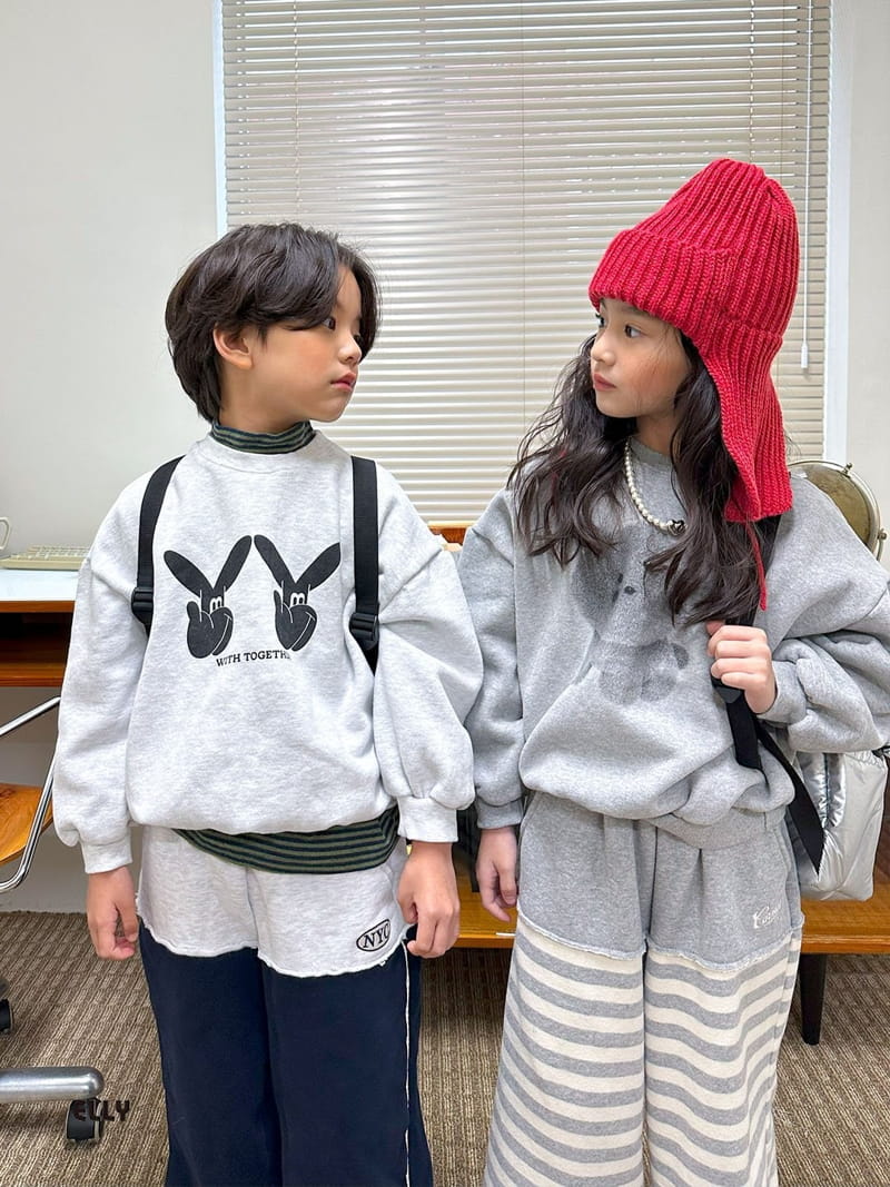 Ellymolly - Korean Children Fashion - #designkidswear - Cozy Sweatshirt - 6