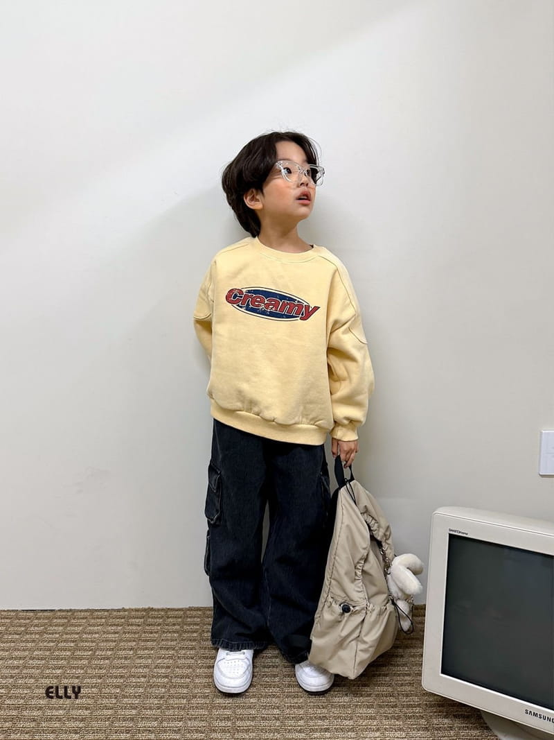 Ellymolly - Korean Children Fashion - #discoveringself - Creamy Sweatshirt - 10