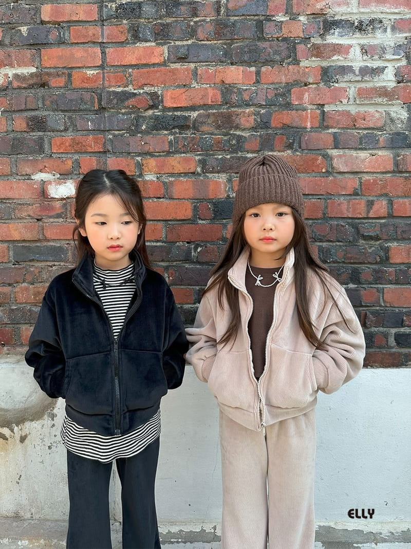 Ellymolly - Korean Children Fashion - #fashionkids - M China Collar Crop Jumper