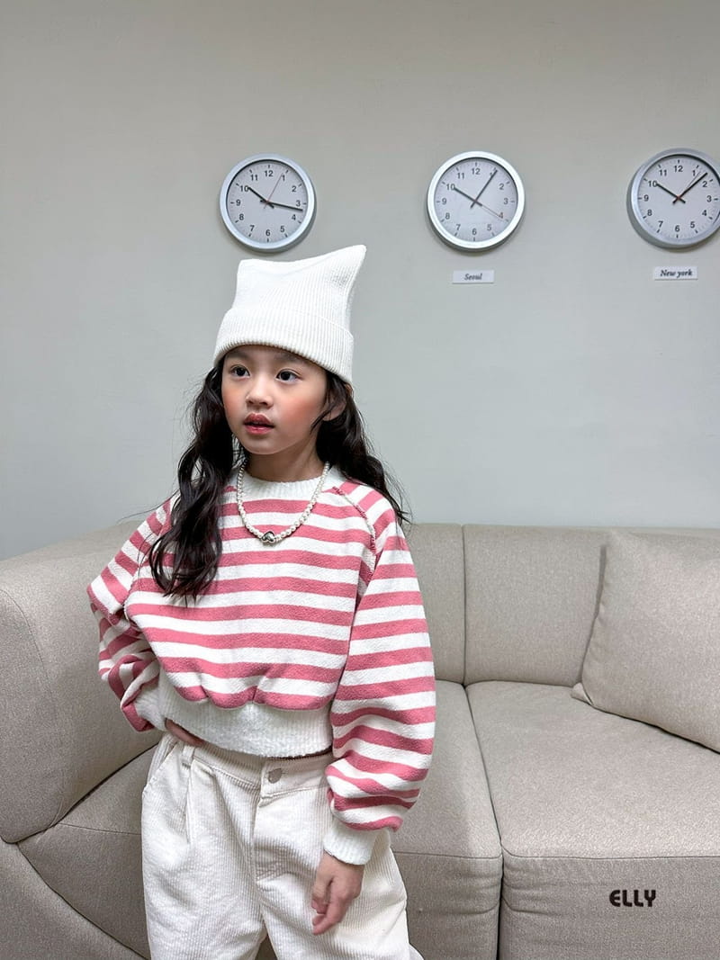 Ellymolly - Korean Children Fashion - #kidsshorts - Indi St Crop Sweatshirt - 2