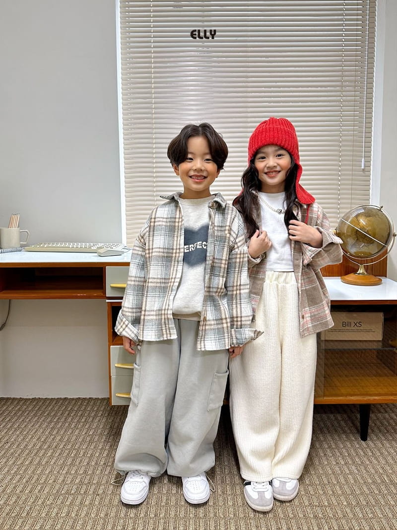 Ellymolly - Korean Children Fashion - #kidsshorts - All Box Shirt