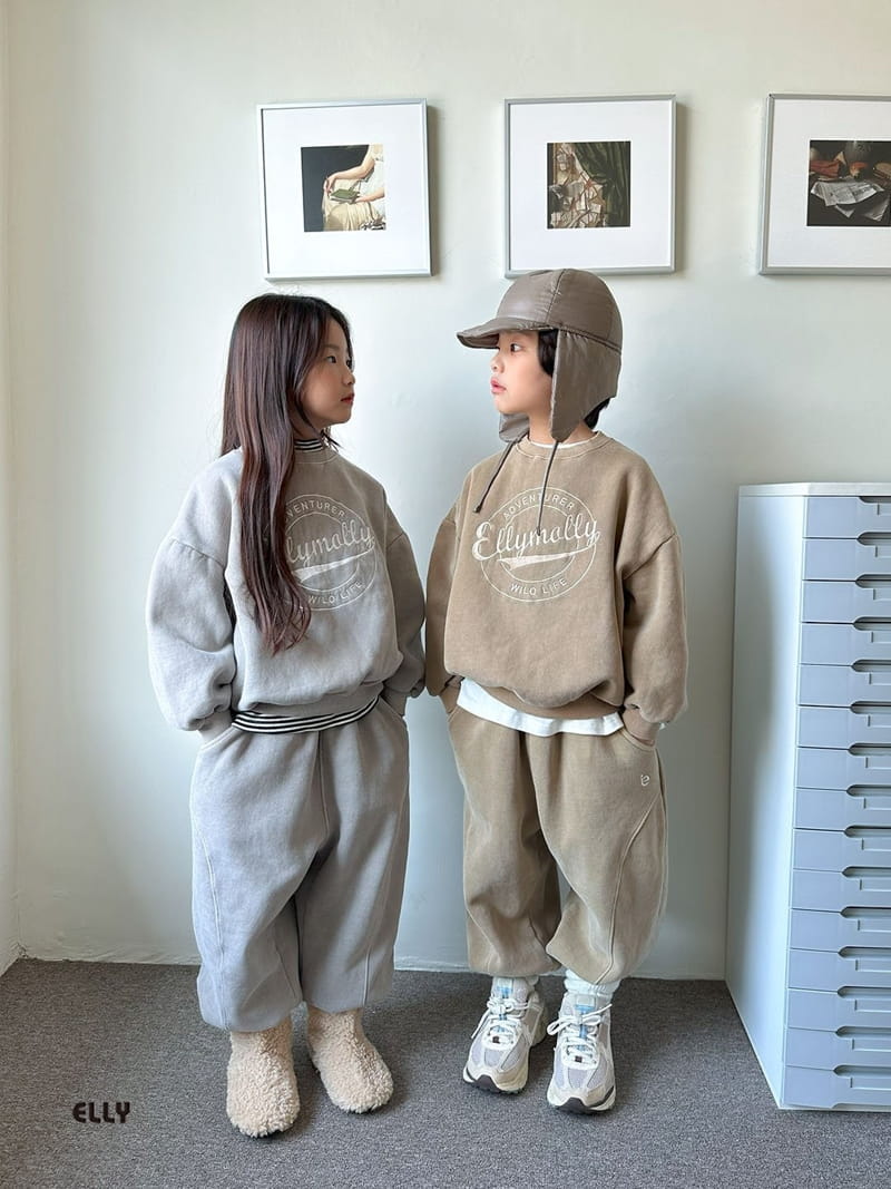 Ellymolly - Korean Children Fashion - #kidsstore - Aventure Dyeing Sweatshirt