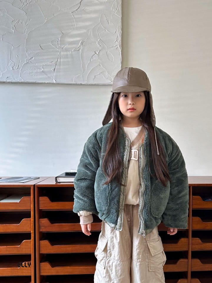 Ellymolly - Korean Children Fashion - #kidsstore - Elly Padding Ears Cap - 2