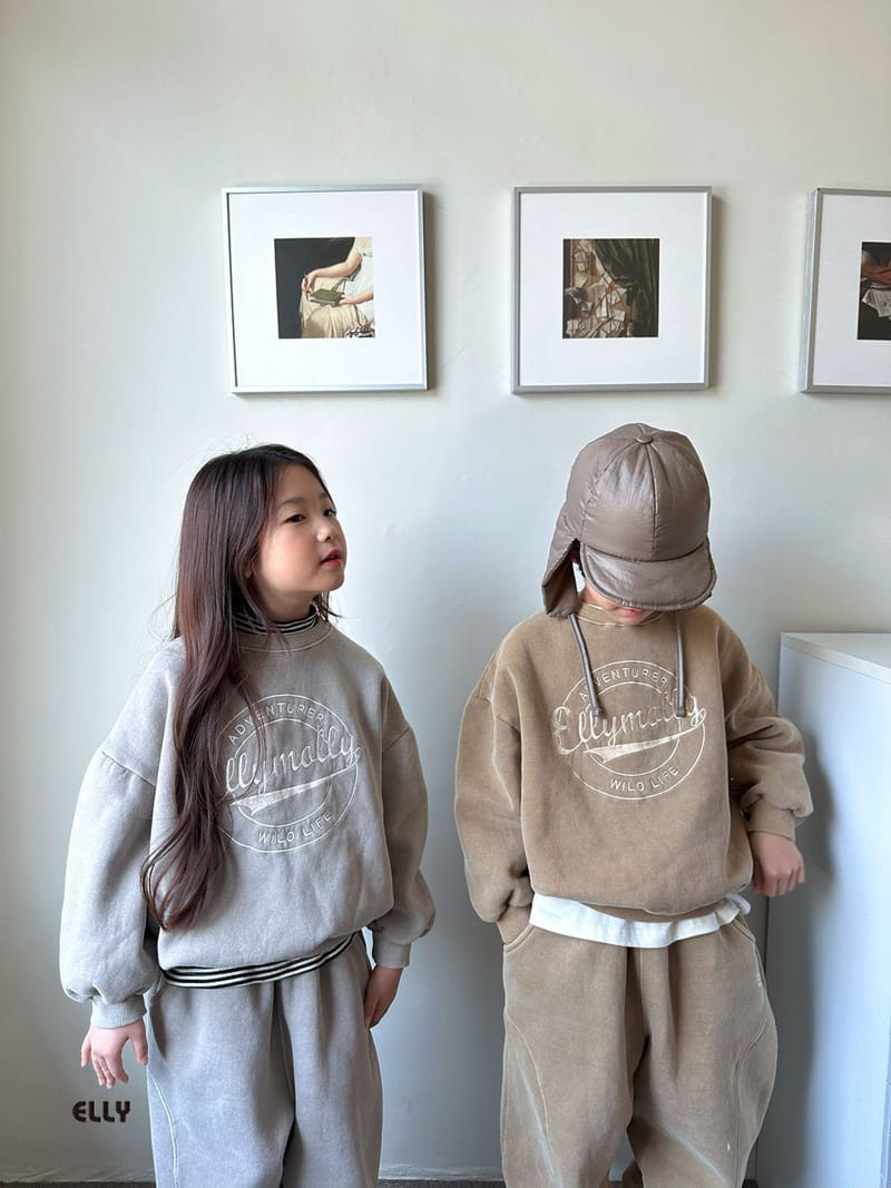 Ellymolly - Korean Children Fashion - #kidzfashiontrend - Aventure Dyeing Sweatshirt - 2
