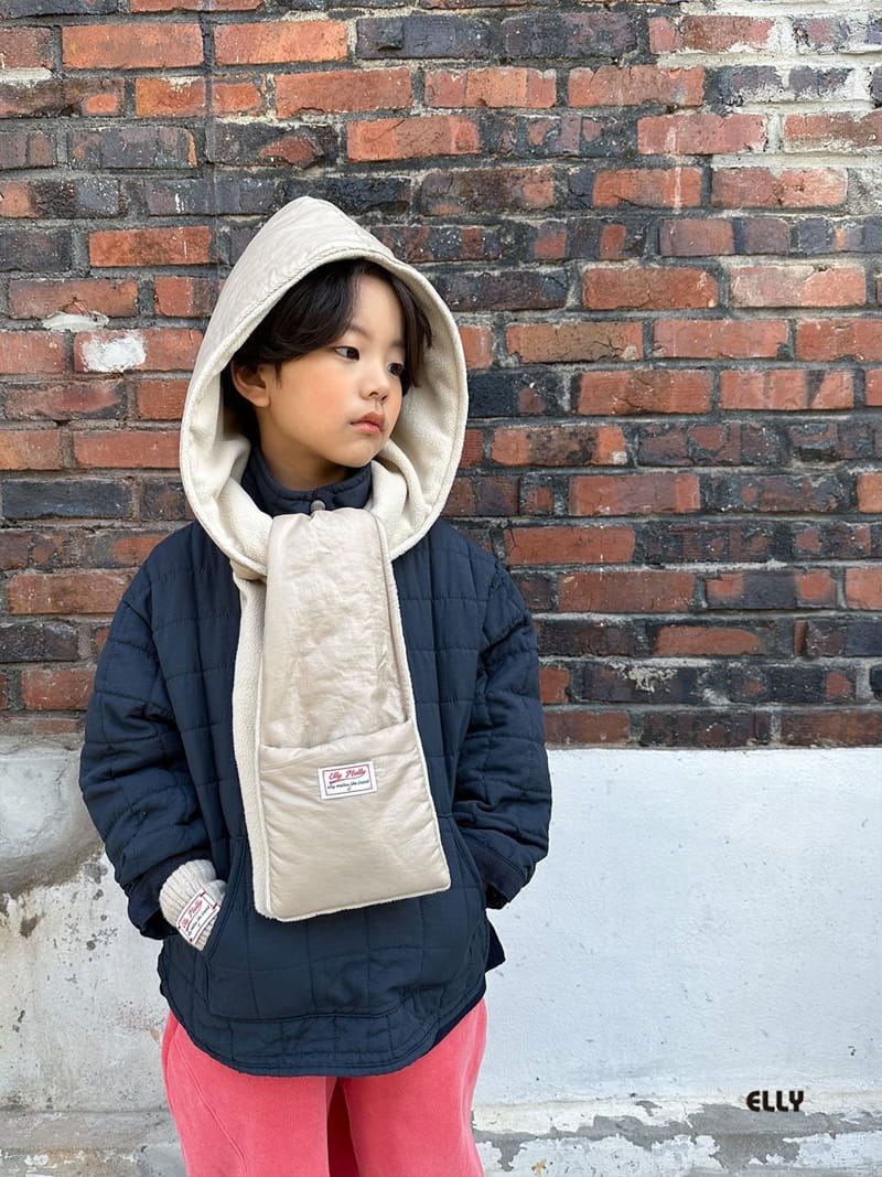 Ellymolly - Korean Children Fashion - #littlefashionista - Atom Padding Half Zip-up - 12