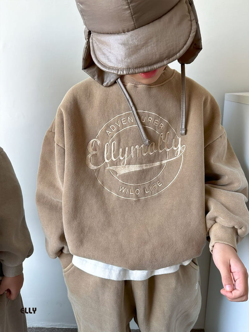 Ellymolly - Korean Children Fashion - #prettylittlegirls - Aventure Dyeing Sweatshirt - 7
