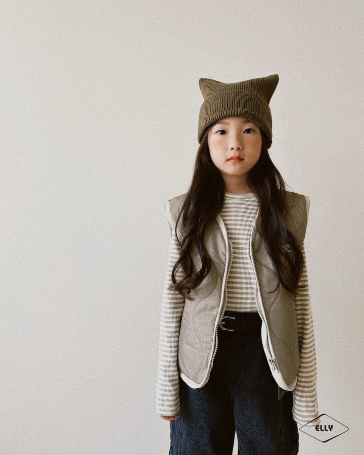 Ellymolly - Korean Children Fashion - #todddlerfashion - Elly Knit Square Beanie - 7