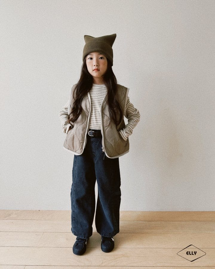 Ellymolly - Korean Children Fashion - #toddlerclothing - Elly Knit Square Beanie - 8