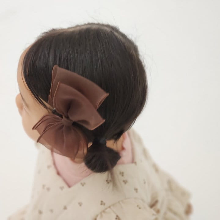 Flower J - Korean Baby Fashion - #babyboutique - Lili Ribbon Hairpin - 2