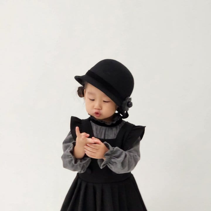 Flower J - Korean Baby Fashion - #babyoutfit - Fleece hat
