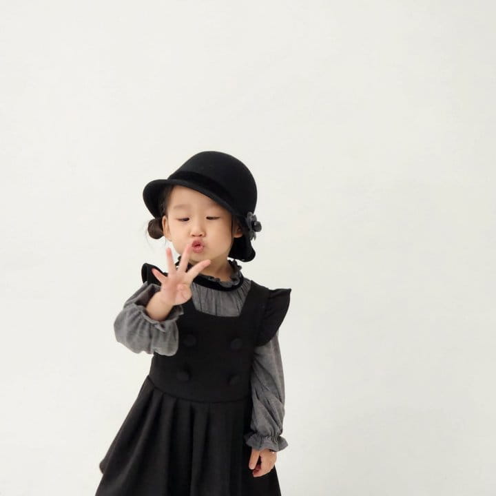 Flower J - Korean Baby Fashion - #babyoutfit - Fleece hat - 2