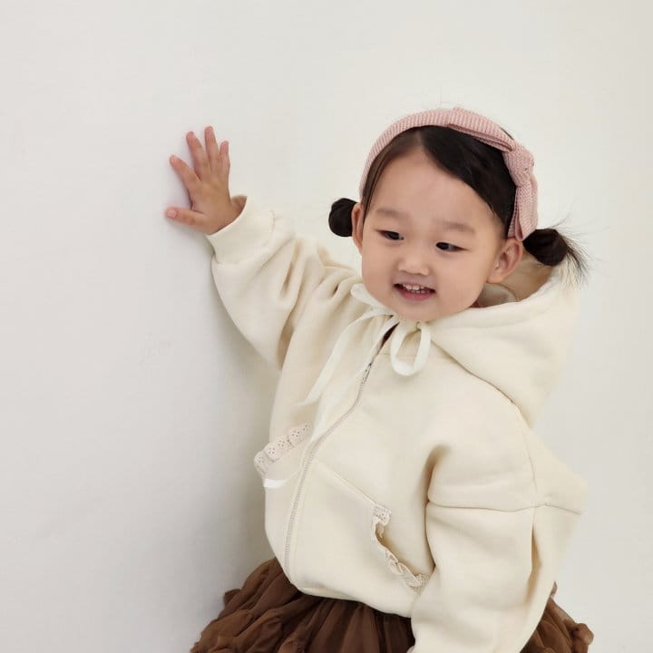 Flower J - Korean Baby Fashion - #onlinebabyshop - Knit Ribbon Hairband