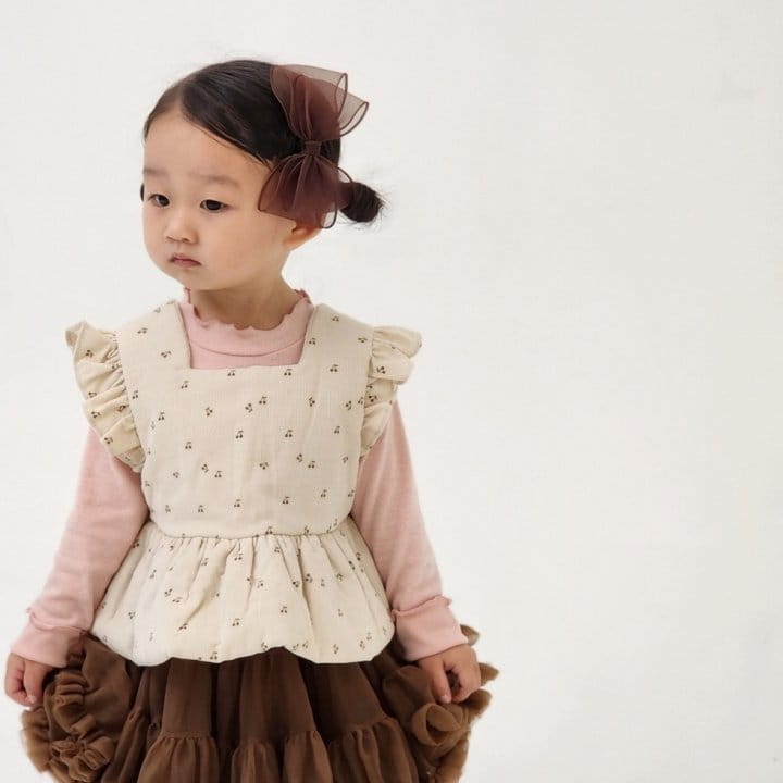 Flower J - Korean Baby Fashion - #onlinebabyshop - Lili Ribbon Hairpin