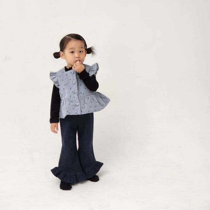 Flower J - Korean Children Fashion - #Kfashion4kids - Cherry Vest - 9