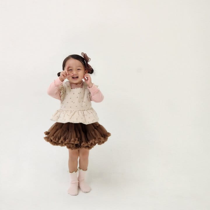 Flower J - Korean Children Fashion - #designkidswear - Cherry Vest - 3