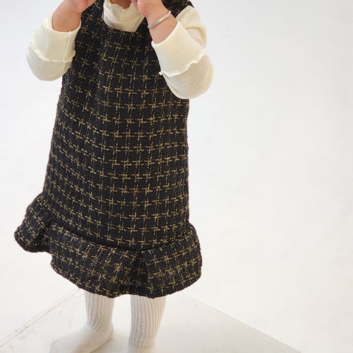 Flower J - Korean Children Fashion - #fashionkids - Twid One-piece - 3