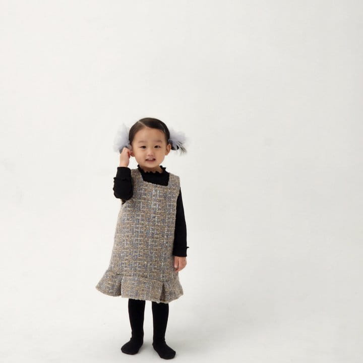 Flower J - Korean Children Fashion - #kidzfashiontrend - Twid One-piece - 6