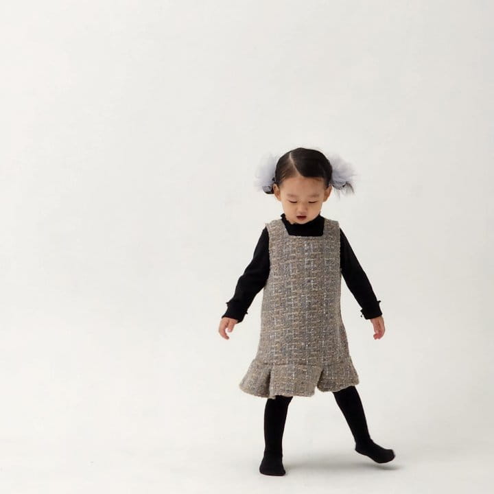 Flower J - Korean Children Fashion - #littlefashionista - Twid One-piece - 4