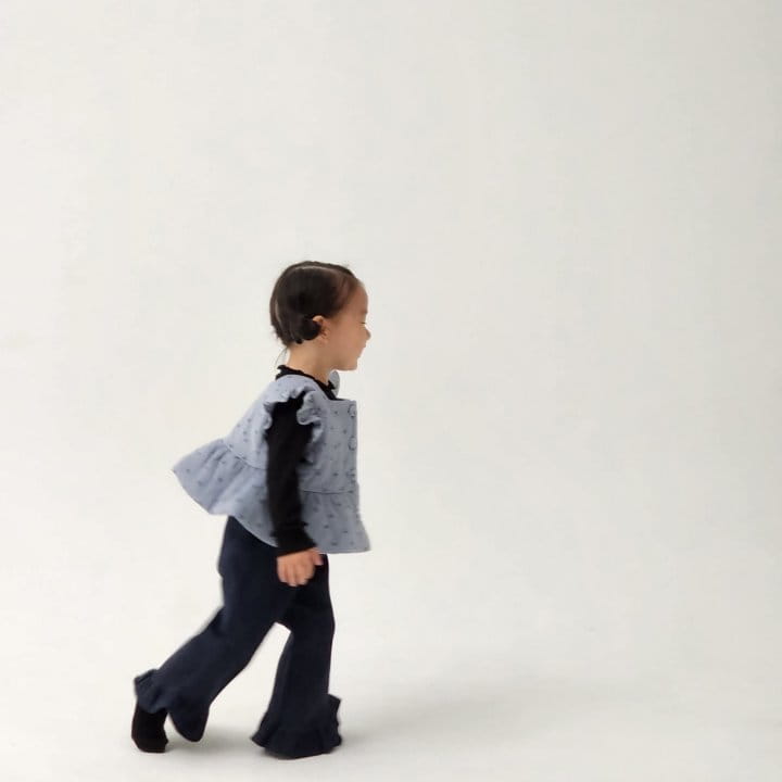 Flower J - Korean Children Fashion - #minifashionista - Frill Jeans - 2