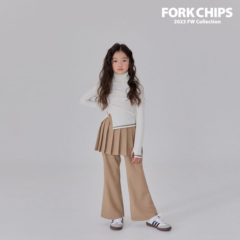 Fork Chips - Korean Children Fashion - #Kfashion4kids - Lamp Pleats Pants - 6