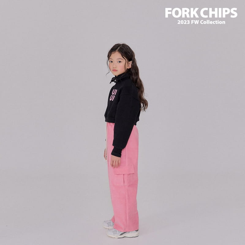 Fork Chips - Korean Children Fashion - #Kfashion4kids - Sand Rib Pants - 9
