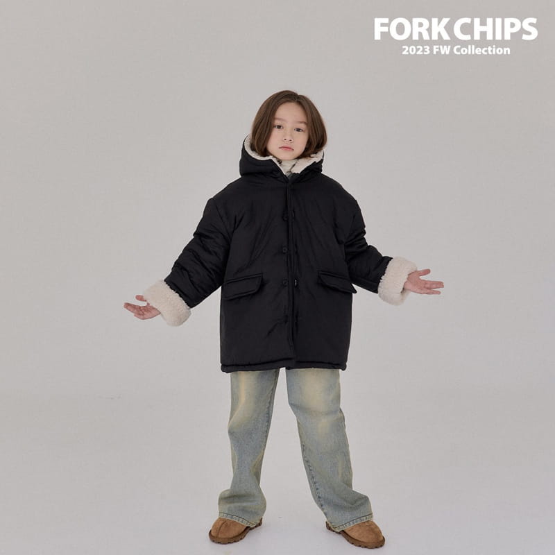 Fork Chips - Korean Children Fashion - #Kfashion4kids - Happy Padding Jumper - 8
