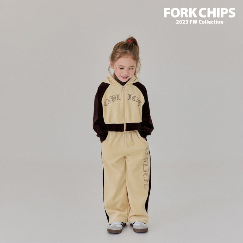 Fork Chips - Korean Children Fashion - #Kfashion4kids - Stone Wide Pants - 5