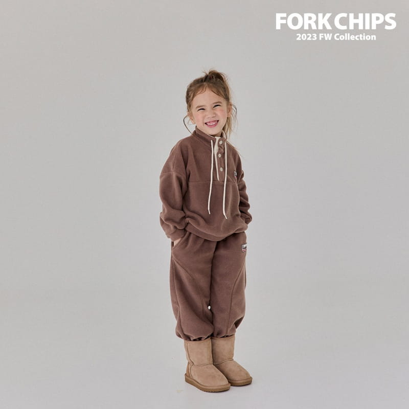 Fork Chips - Korean Children Fashion - #Kfashion4kids - Round Pants - 12