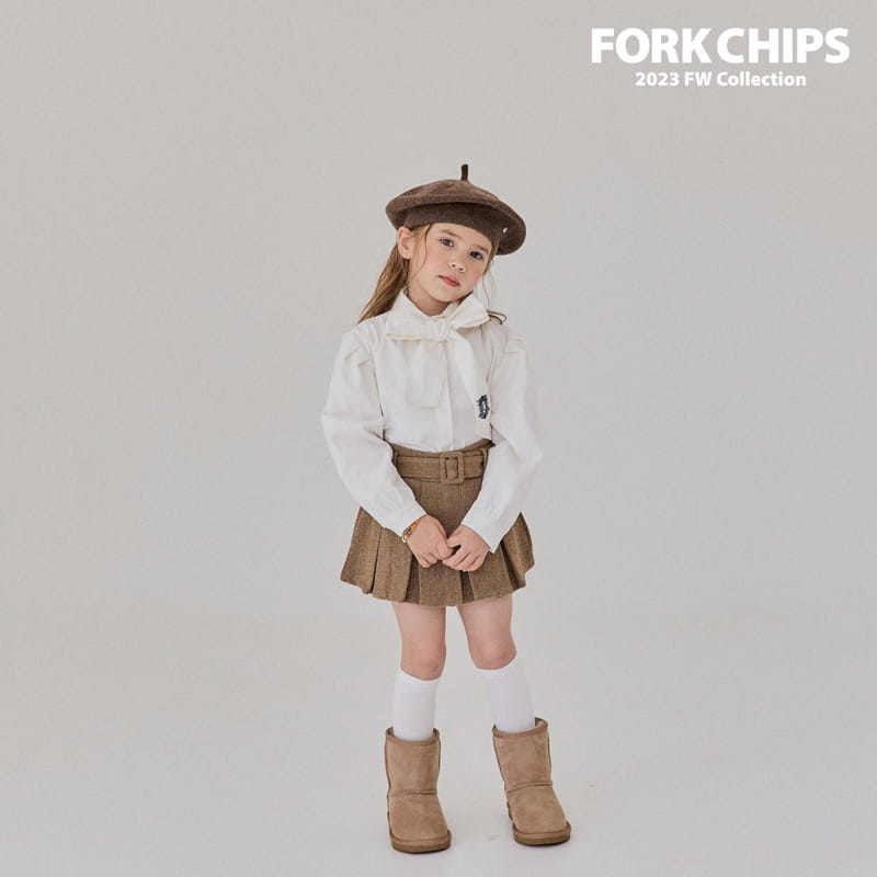 Fork Chips - Korean Children Fashion - #childofig - Chicago Tie Blouse - 8