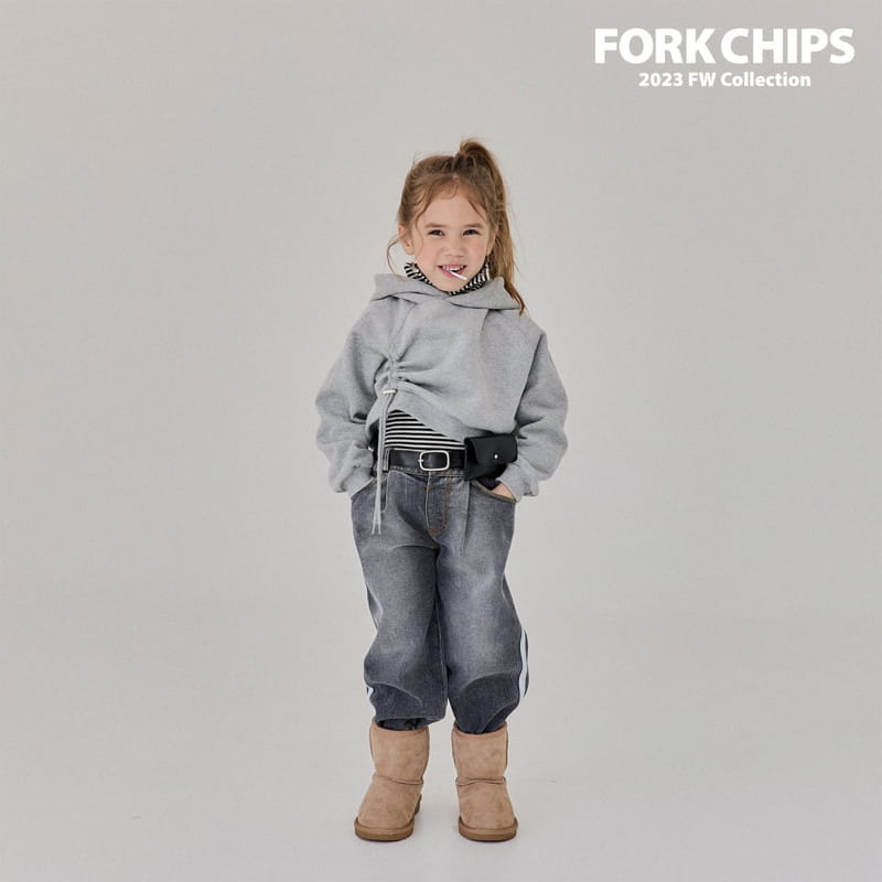 Fork Chips - Korean Children Fashion - #childofig - Tunnul Hoody Tee - 7
