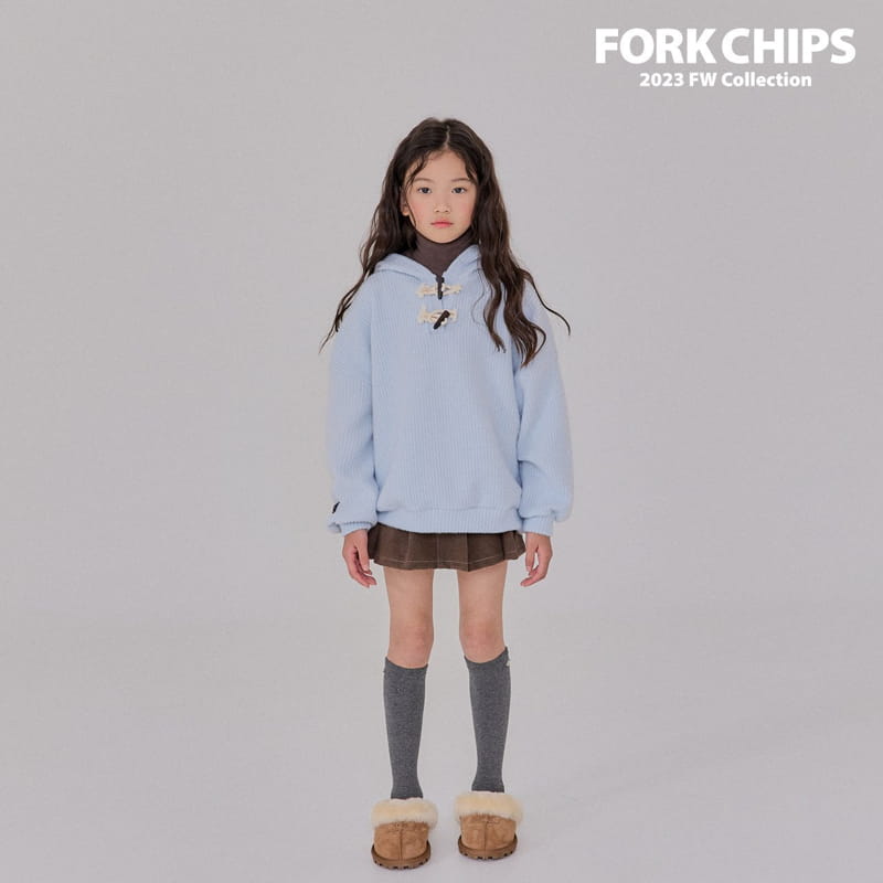 Fork Chips - Korean Children Fashion - #childofig - Dubble Hoody Tee - 5