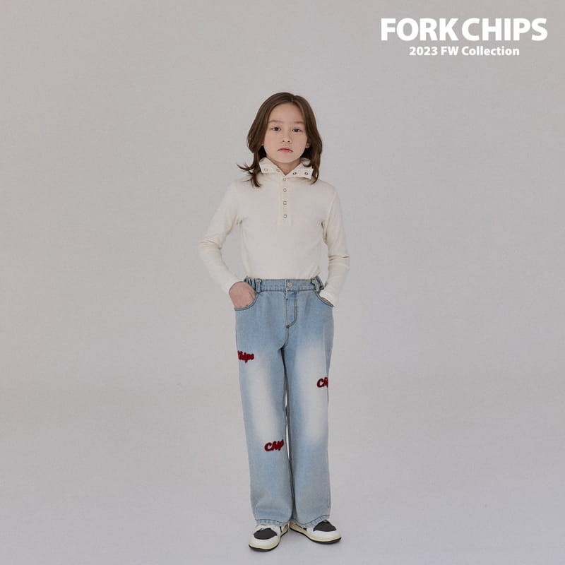 Fork Chips - Korean Children Fashion - #childofig - Tom Turtleneck Tee - 3