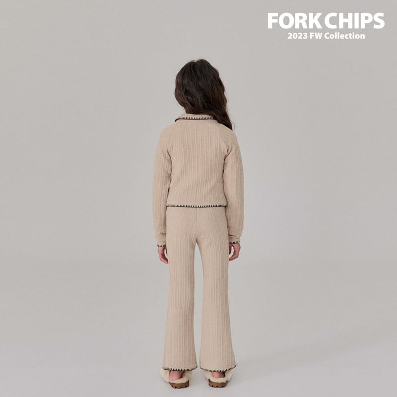 Fork Chips - Korean Children Fashion - #childrensboutique - Chain Bootscut Leggibgs - 10