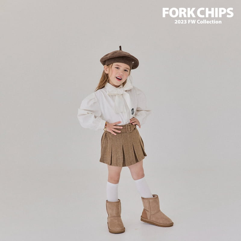 Fork Chips - Korean Children Fashion - #childrensboutique - Chicago Tie Blouse - 9