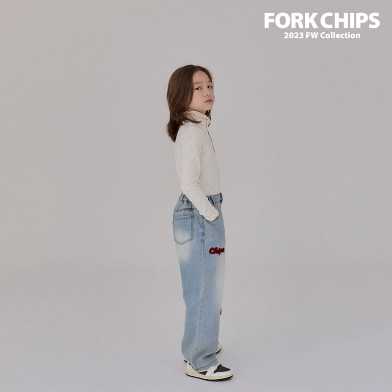 Fork Chips - Korean Children Fashion - #childofig - Tom Turtleneck Tee - 4
