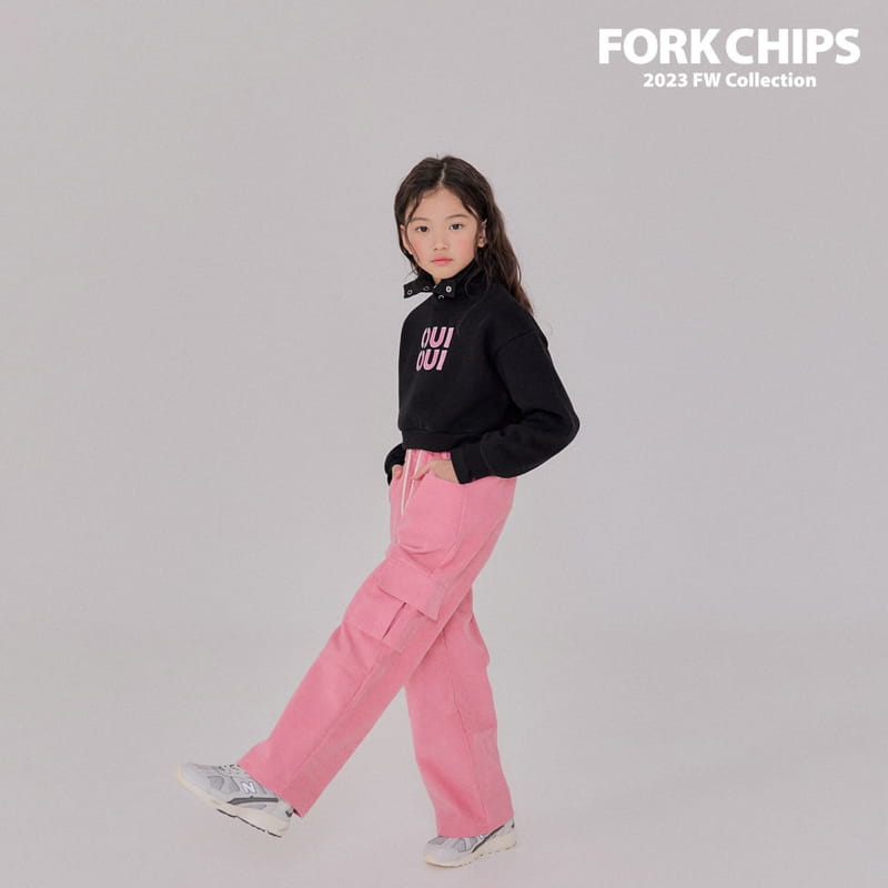 Fork Chips - Korean Children Fashion - #childrensboutique - Sand Rib Pants - 2