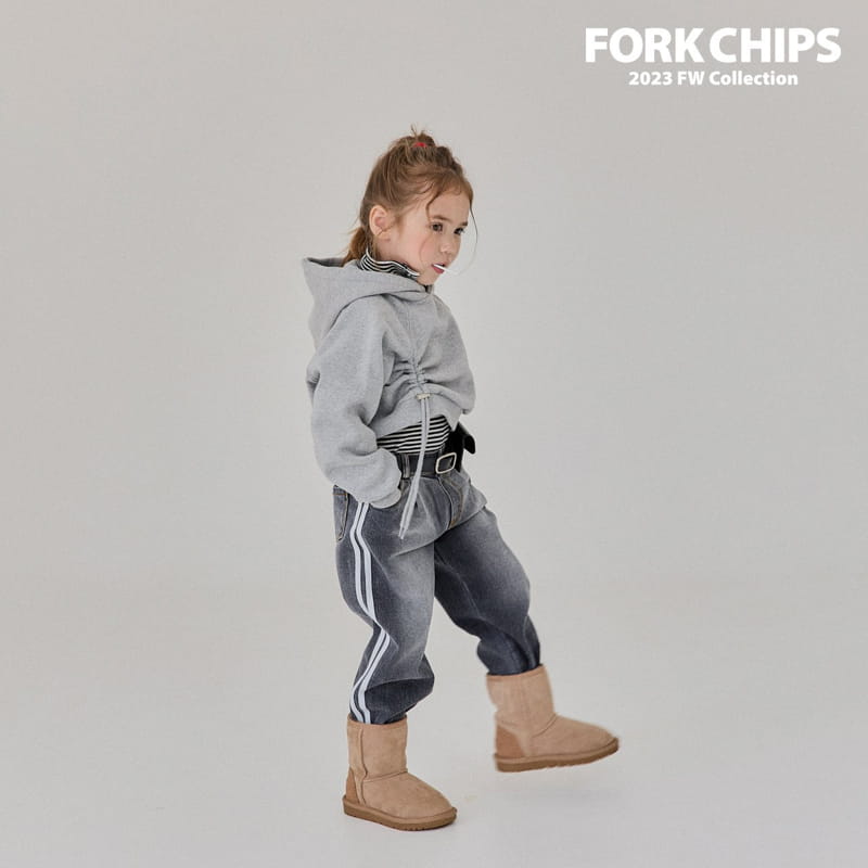Fork Chips - Korean Children Fashion - #designkidswear - Tunnul Hoody Tee - 9