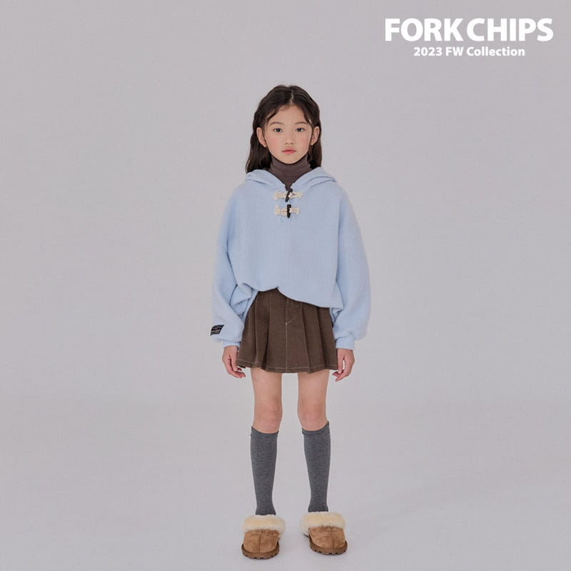 Fork Chips - Korean Children Fashion - #designkidswear - Dubble Hoody Tee - 7