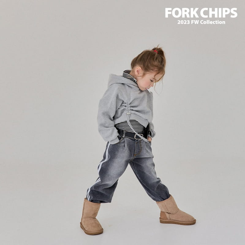 Fork Chips - Korean Children Fashion - #discoveringself - Tunnul Hoody Tee - 10