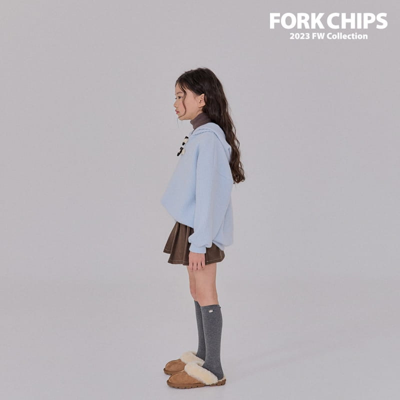 Fork Chips - Korean Children Fashion - #discoveringself - Dubble Hoody Tee - 8