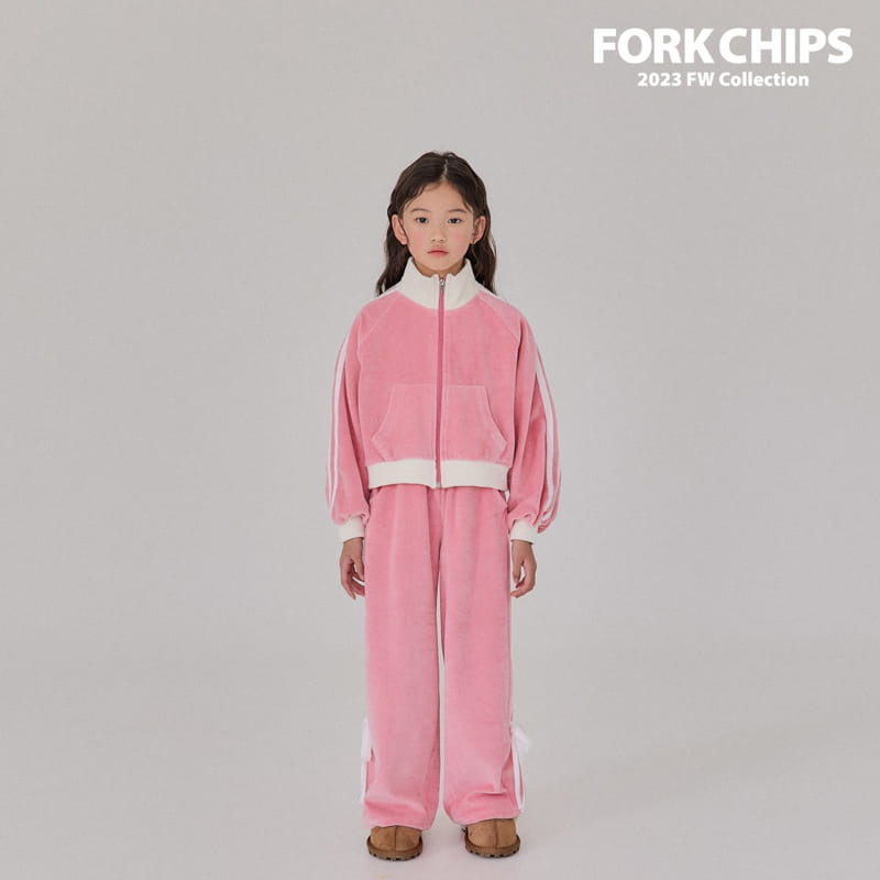 Fork Chips - Korean Children Fashion - #discoveringself - Kitch Ribbon Pants