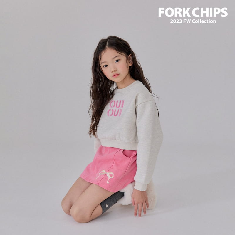 Fork Chips - Korean Children Fashion - #discoveringself - Ribbon Mini Skirt - 12
