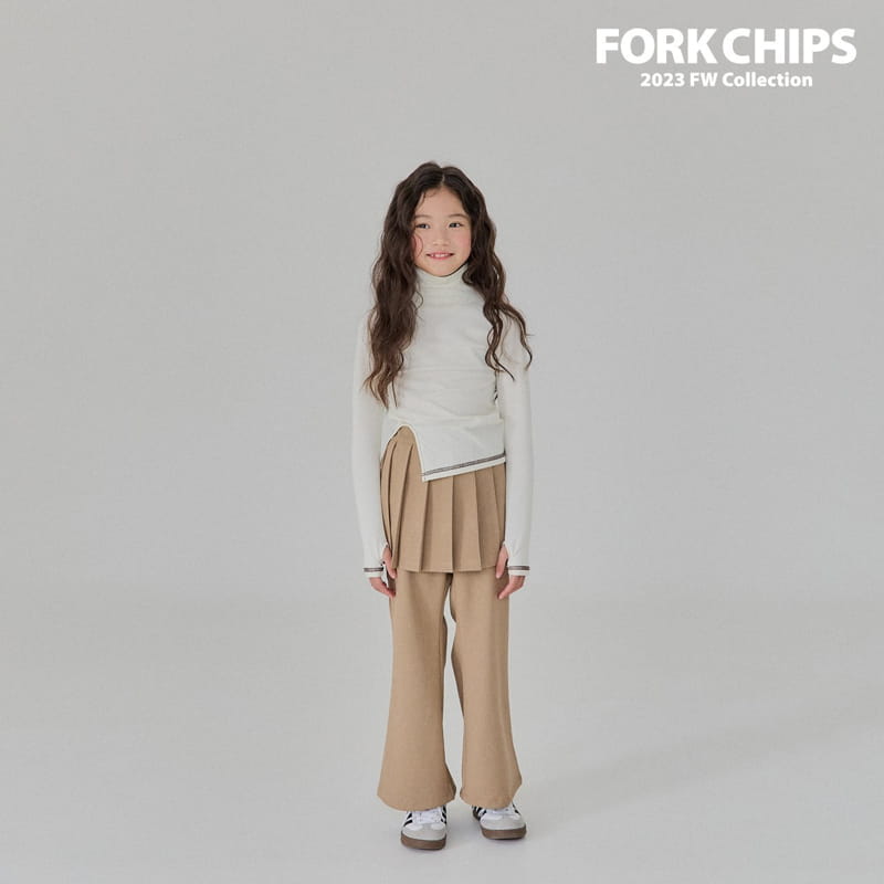 Fork Chips - Korean Children Fashion - #fashionkids - Open Turtleneck Tee - 10
