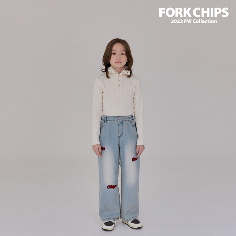 Fork Chips - Korean Children Fashion - #fashionkids - Tom Turtleneck Tee - 7