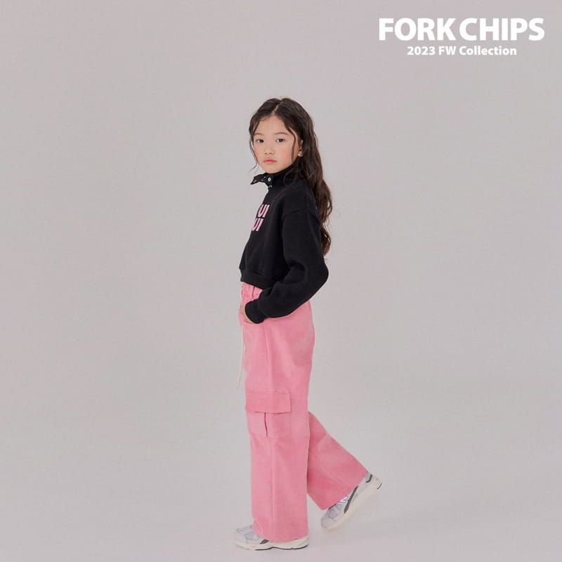 Fork Chips - Korean Children Fashion - #fashionkids - Sand Rib Pants - 5