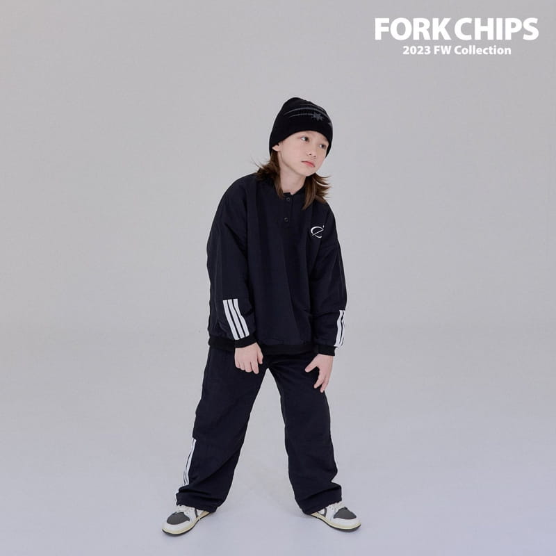 Fork Chips - Korean Children Fashion - #kidsshorts - Shooting Anorak Sweatshirt - 12