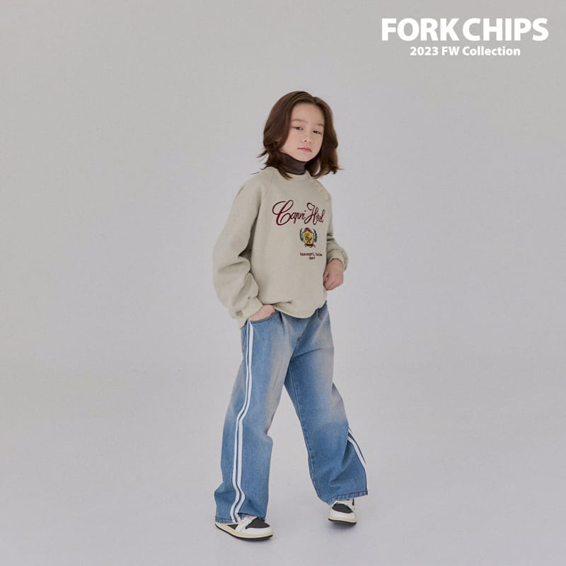 Fork Chips - Korean Children Fashion - #kidsshorts - Milano Sweatshirt - 7