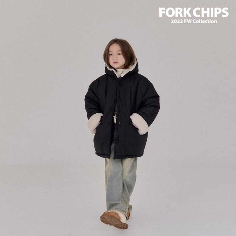 Fork Chips - Korean Children Fashion - #kidsstore - Happy Padding Jumper - 6