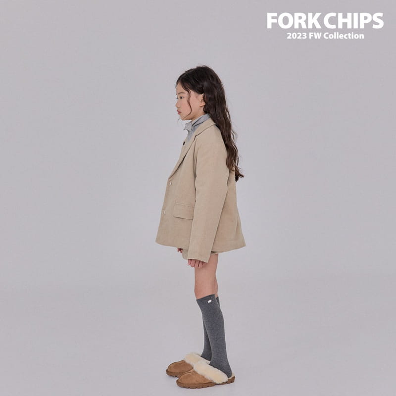 Fork Chips - Korean Children Fashion - #kidzfashiontrend - Cash Button Jacket - 7