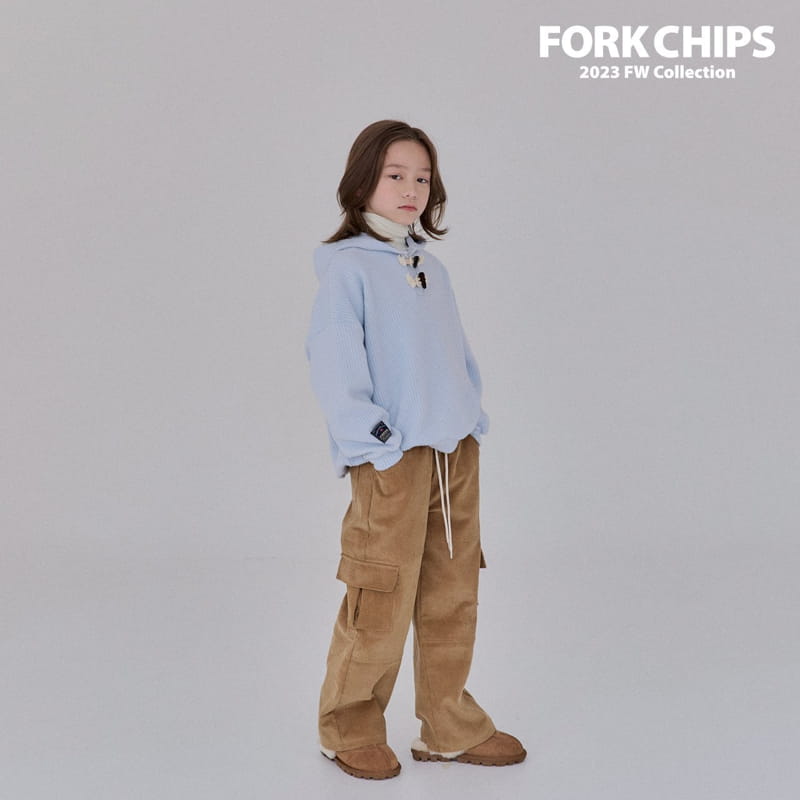 Fork Chips - Korean Children Fashion - #kidzfashiontrend - Dubble Hoody Tee - 12